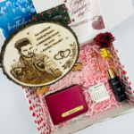 Wooden frame Personalized Gift Combo for Men